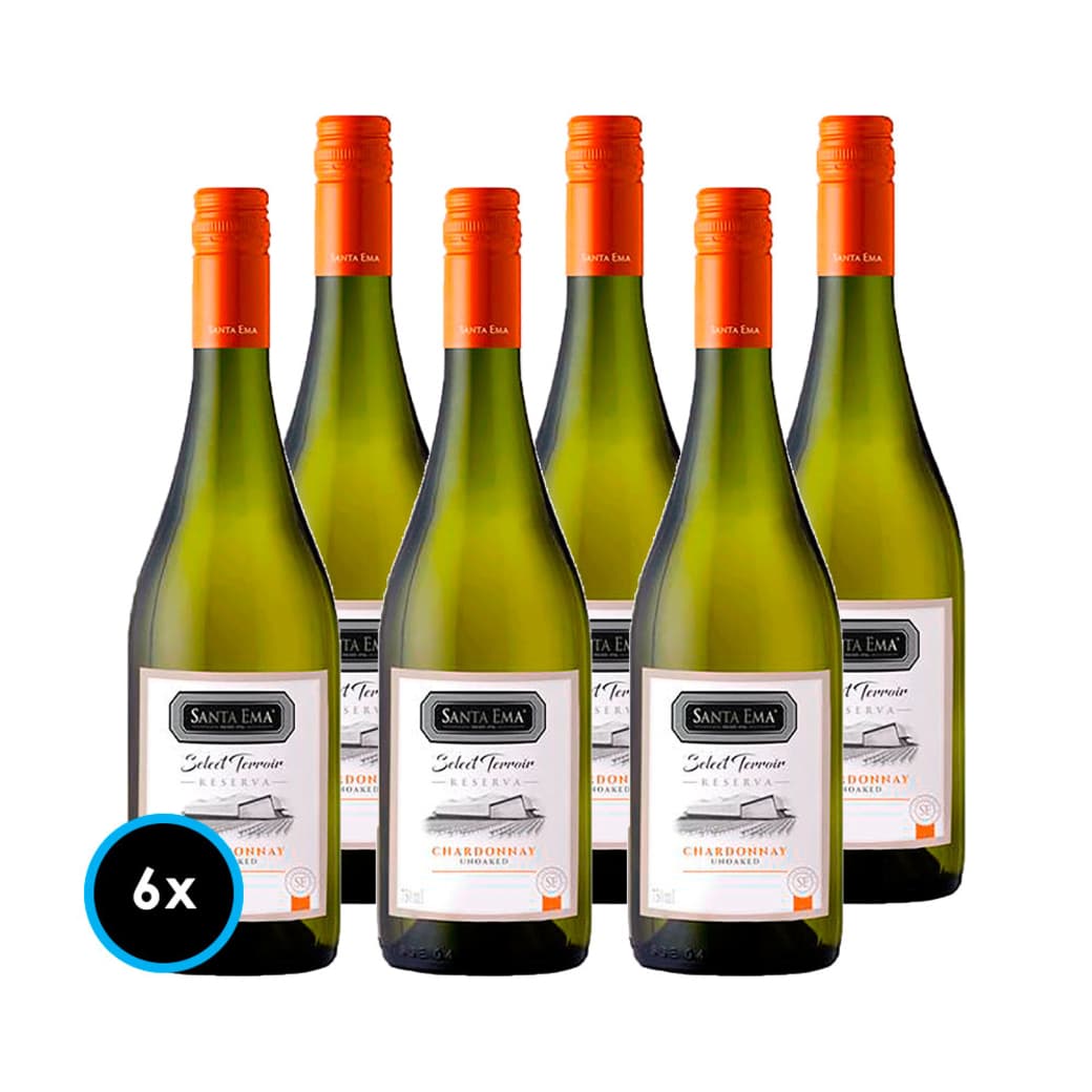 CAJA SANTA EMA SELECT TERROIR (Chardonnay): 6x Vino Santa Ema Select Terroir Reserva Chardonnay 750cc_1