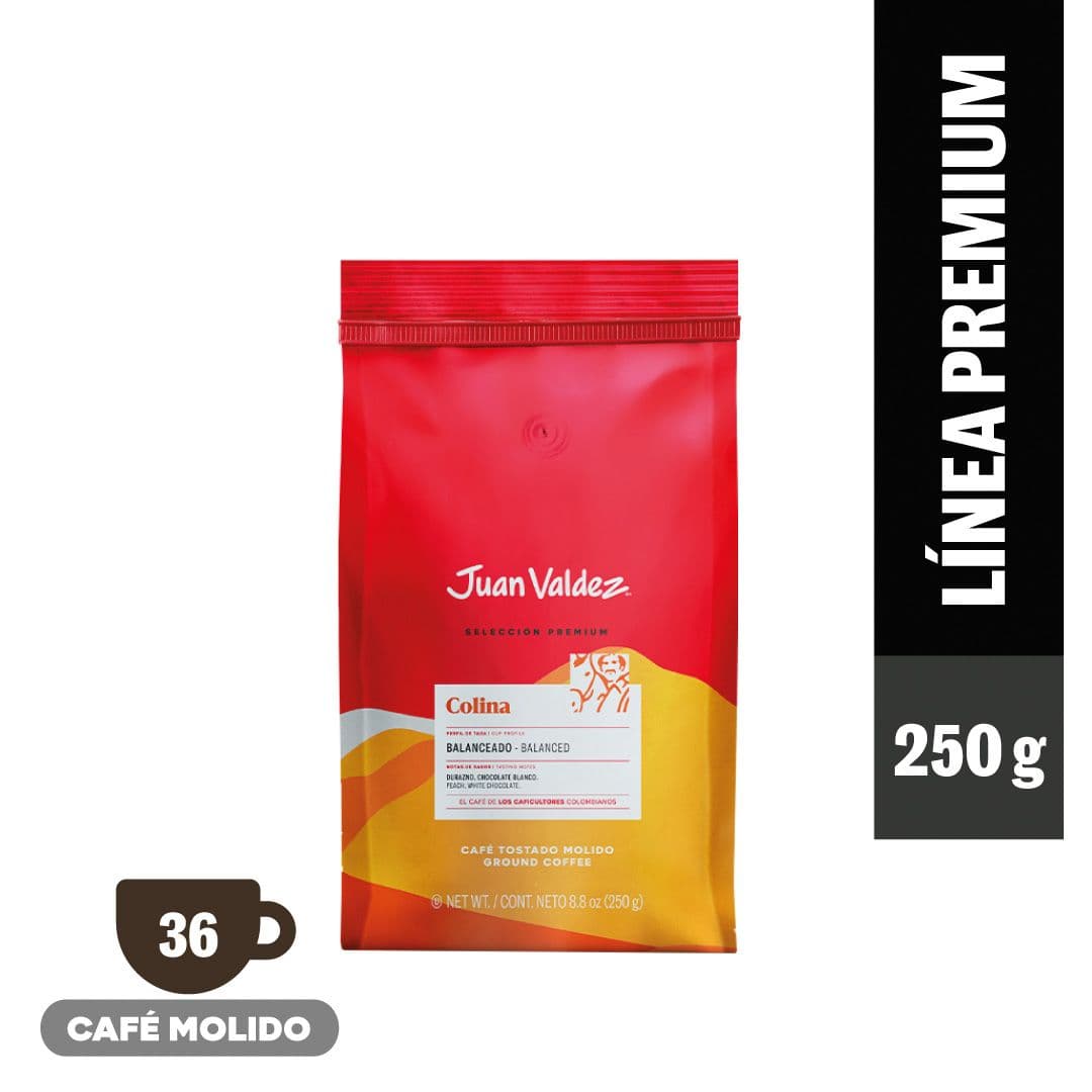 Café Juan Valdez Tostado Molido Colina 250 grs._1