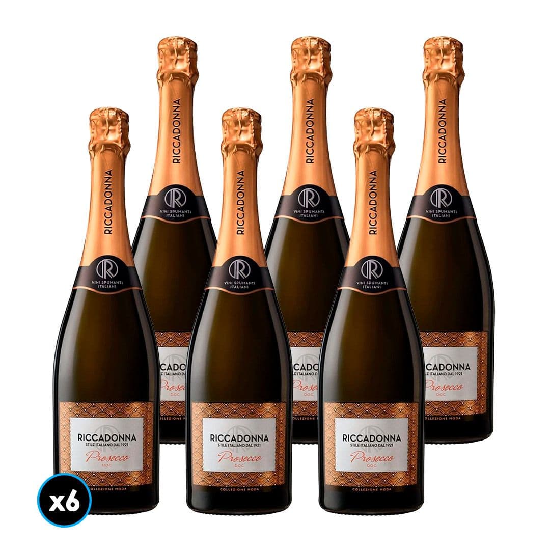 CAJA RICCADONNA (Prosecco): 6x Espumante Riccadonna Prosecco 750cc_1