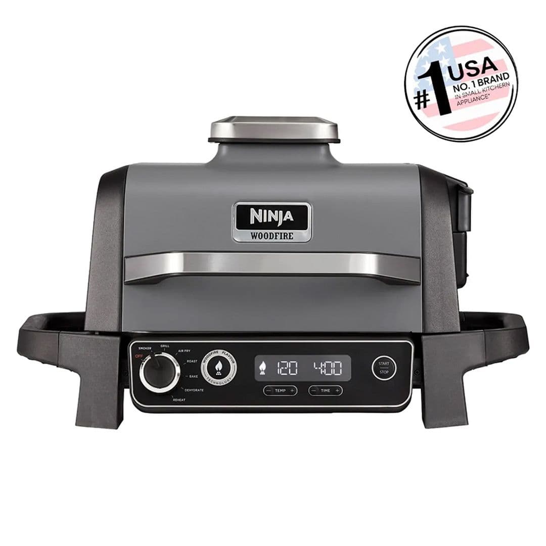 Parrilla Eléctrica Ninja Con Ahumador Woodfire_1