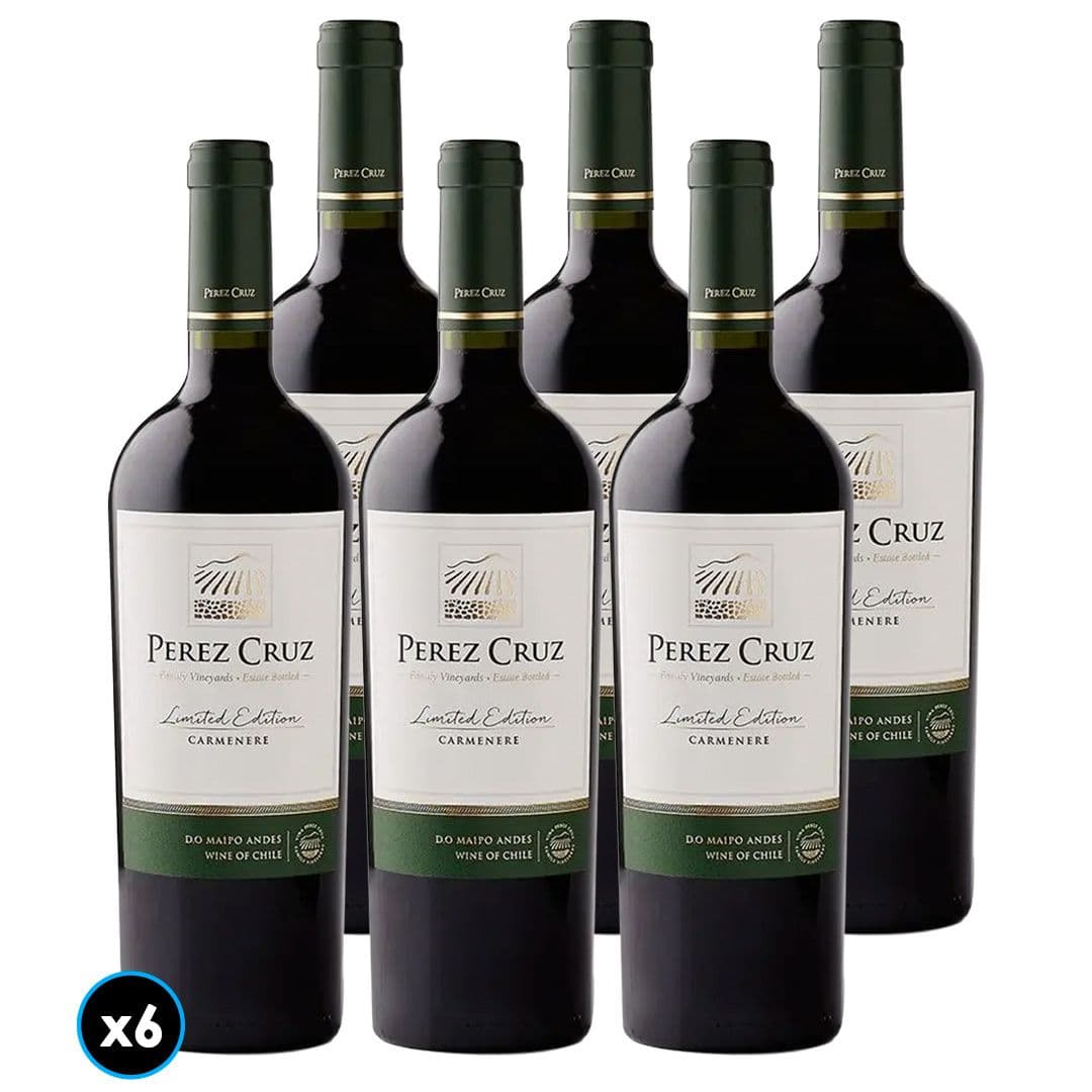 CAJA PEREZ CRUZ LIMITED EDITION GR (Carmenere): 6x Vino Perez Cruz Limited Edition Gran Reserva Carmenere 750cc_1