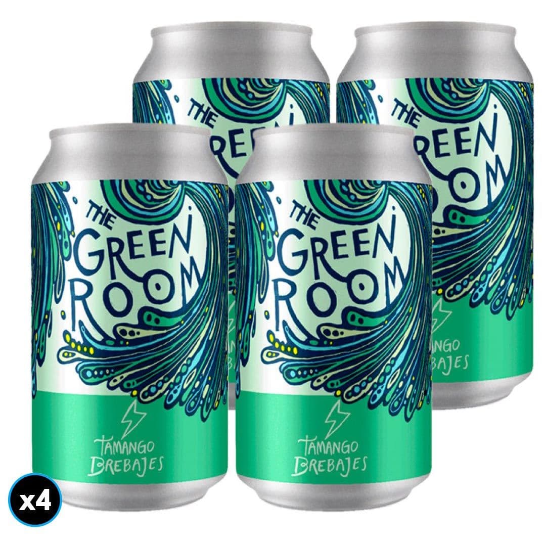 4x Cerveza Tamango Green Room - Hoppy Pale Ale 355cc_1