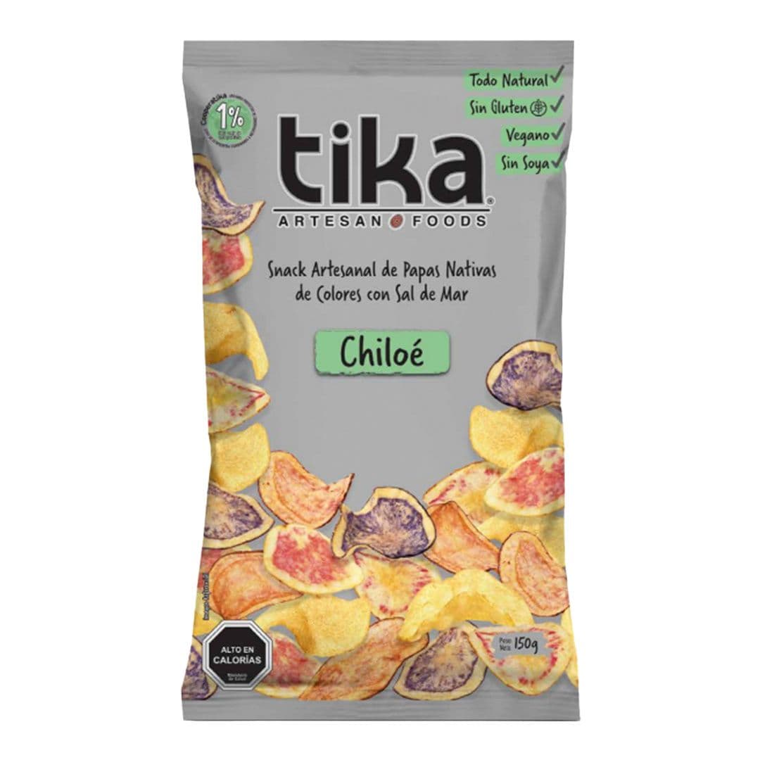 Papas Tika Chips Naturales Chiloé 150 grs._1