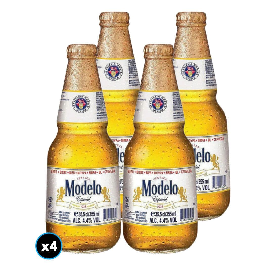 4x Cerveza Modelo Especial en Botella 355cc_1
