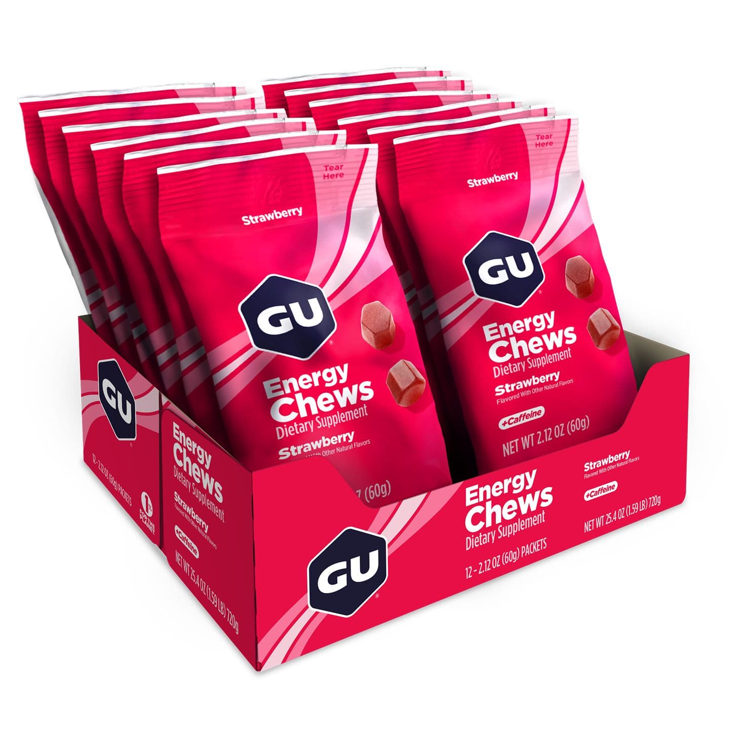 Gomitas Energéticas GU Strawberry con Cafeína 60 grs (12 unidades)._1