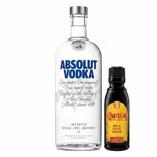 Vodka Absolut 1 Litro + Miniatura Licor Kahlua 50ml de Regalo_1