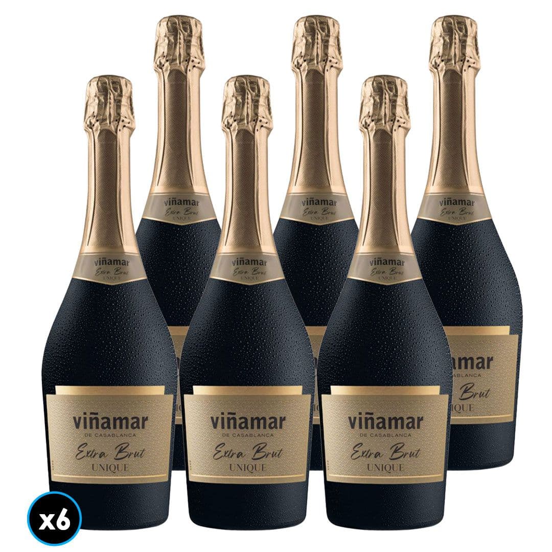 CAJA ESPUMANTE VIÑAMAR (Extra Brut): 6x Espumante Viñamar Extra Brut 750cc_1