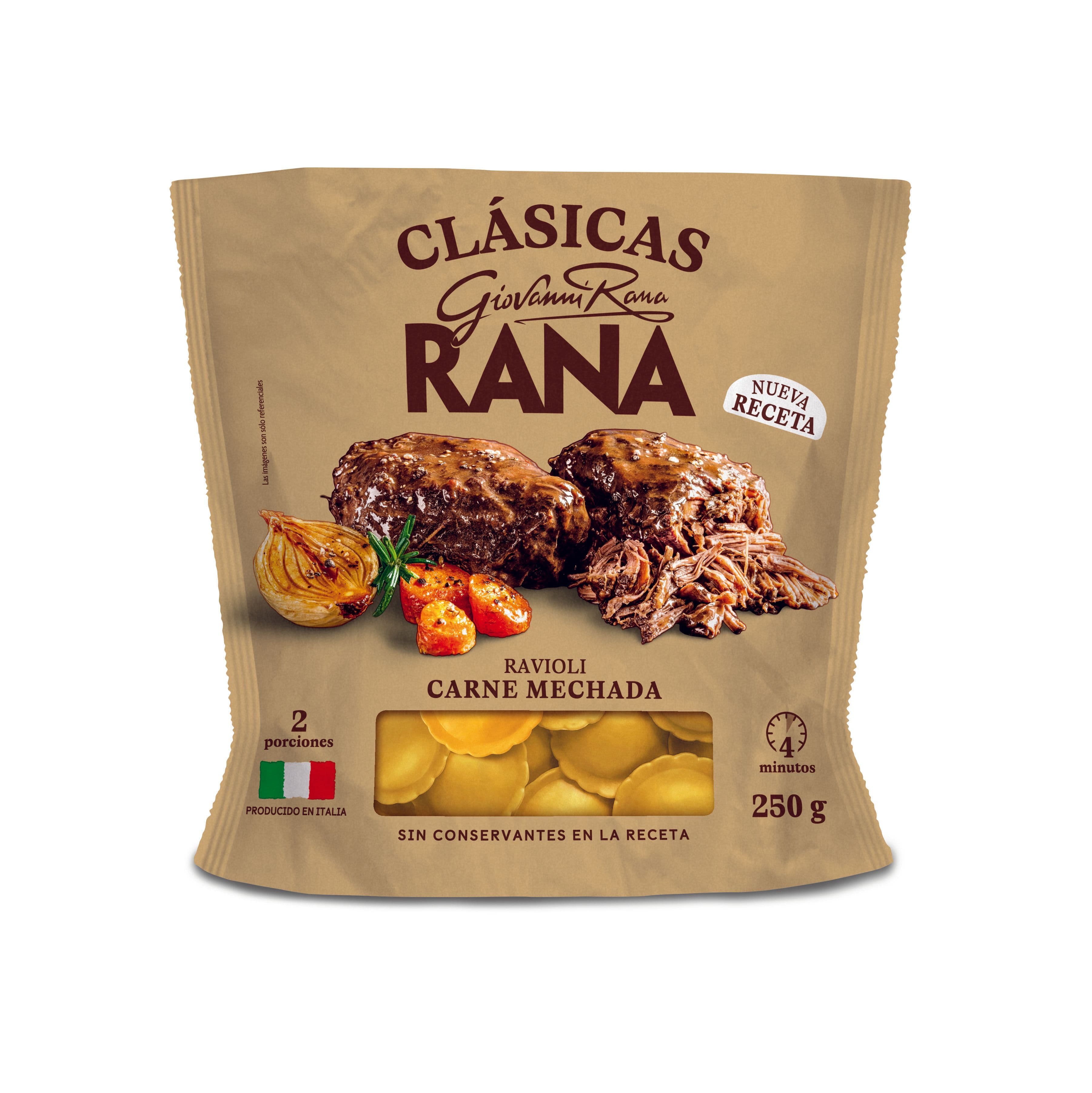 Pasta Rana Ravioli Carne Mechada 250g_1