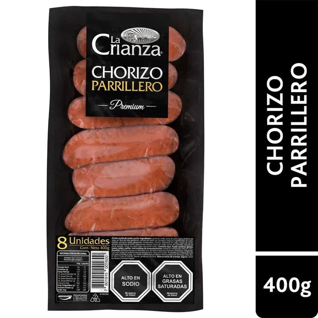 Chorizo Parrillero La Crianza 400 grs._1