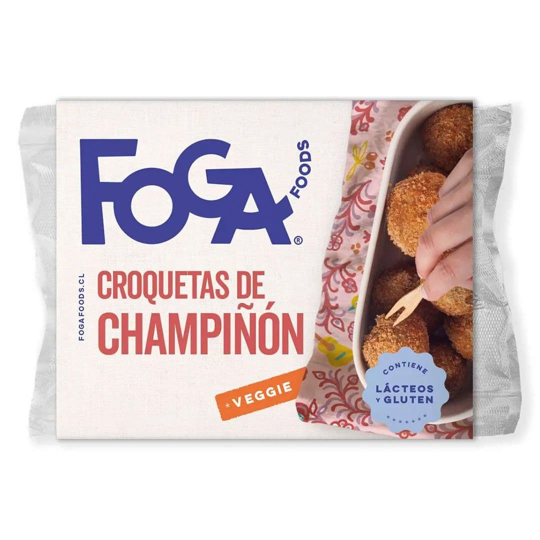 Croquetas de Champiñon Foga Foods (12 unidades congeladas)_1