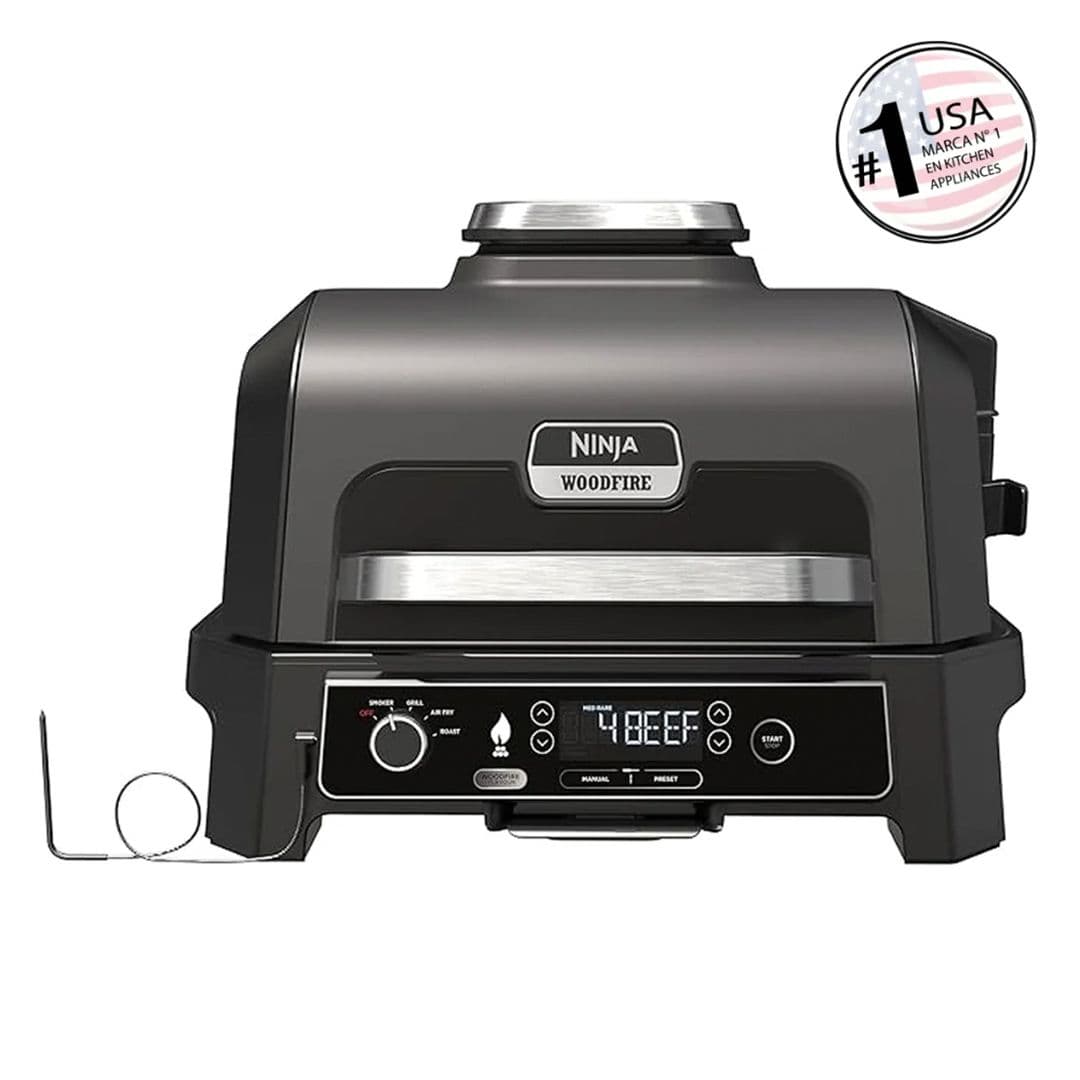 Parrilla Eléctrica Ninja con Ahumador Woodfire Pro XL_1