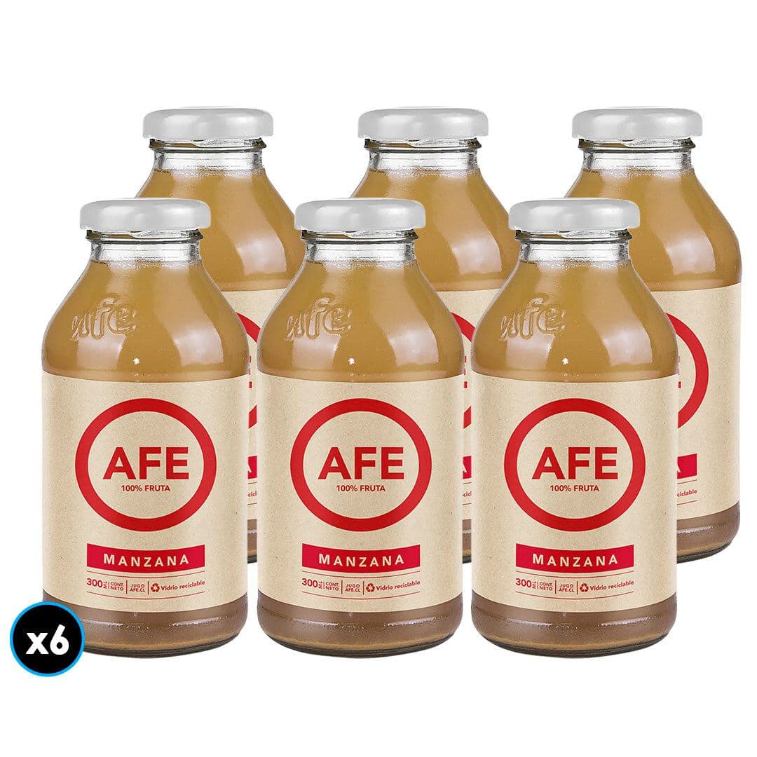 6x Jugo Afe Manzana Roja 300cc_1