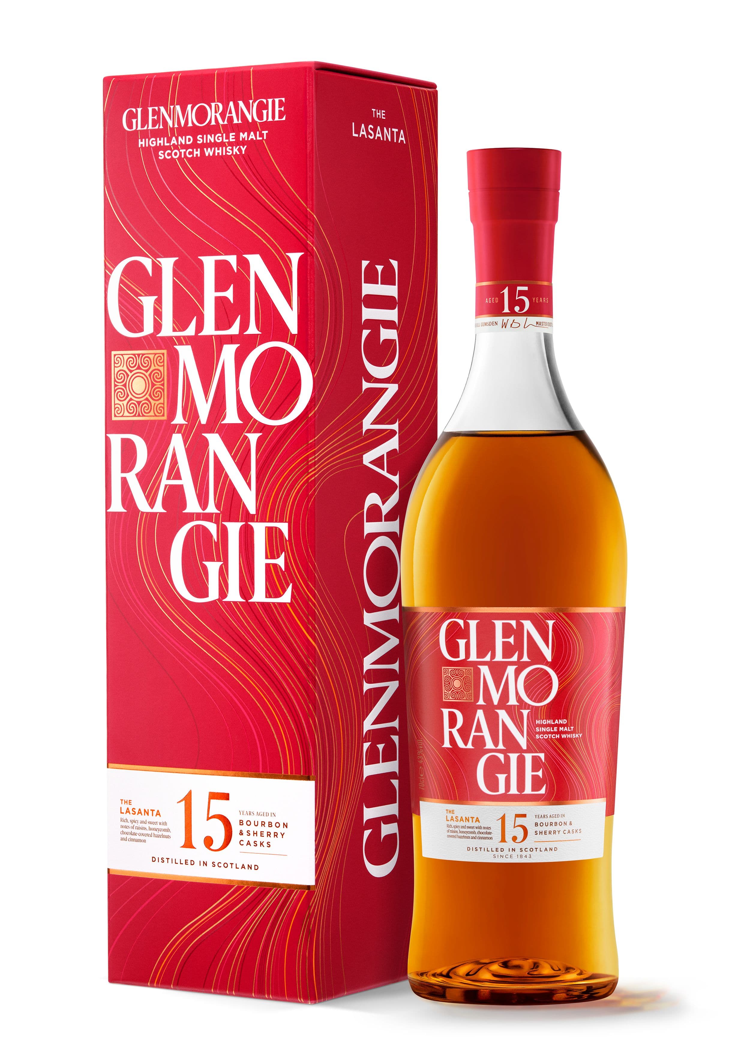 Whisky Glenmorangie Lasanta 15 años Single Malt 700cc 43° alc._1