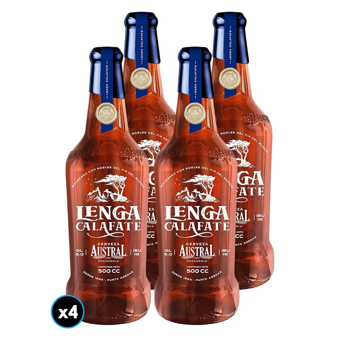 4x Cerveza Austral Lenga Calafate 500cc_1