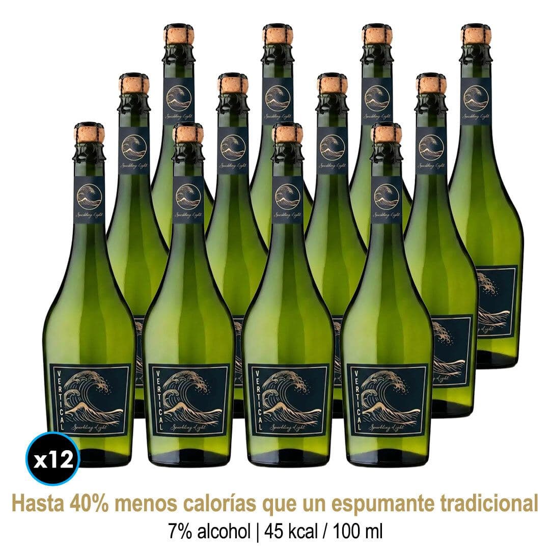 CAJA VERTICAL SPARKLING LIGHT: 12x Espumante Vertical Sparkling Light 750cc 7° alc._1