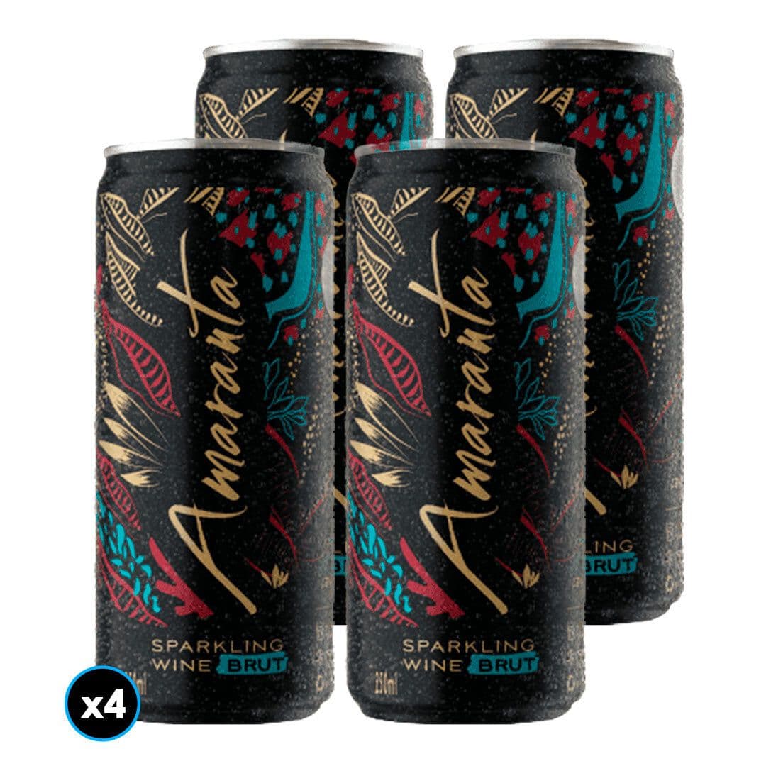 4x Espumante Amaranta Brut Lata 250cc_1