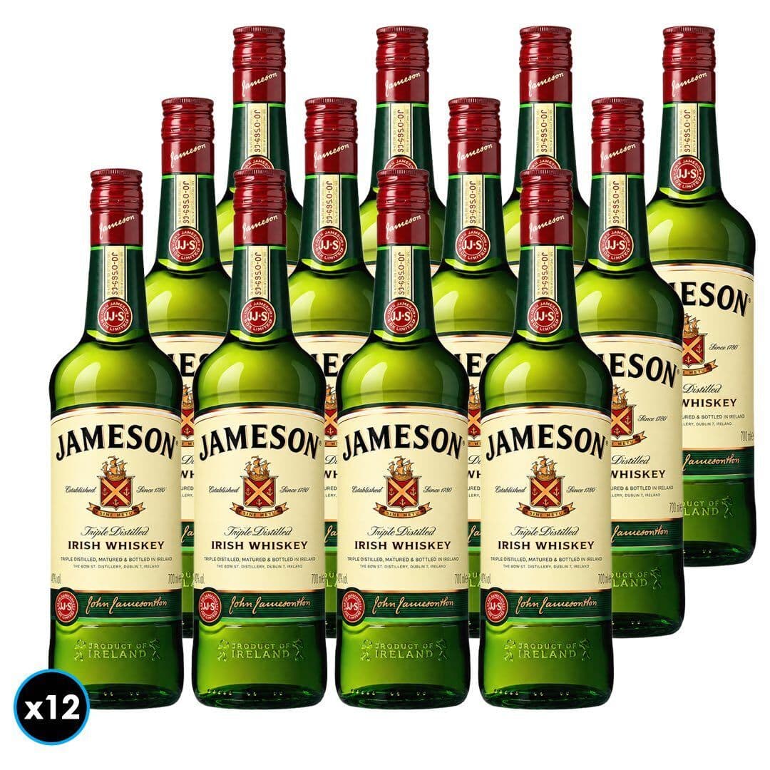 12x Whiskey Jameson Irish Standard 40º 750cc_1