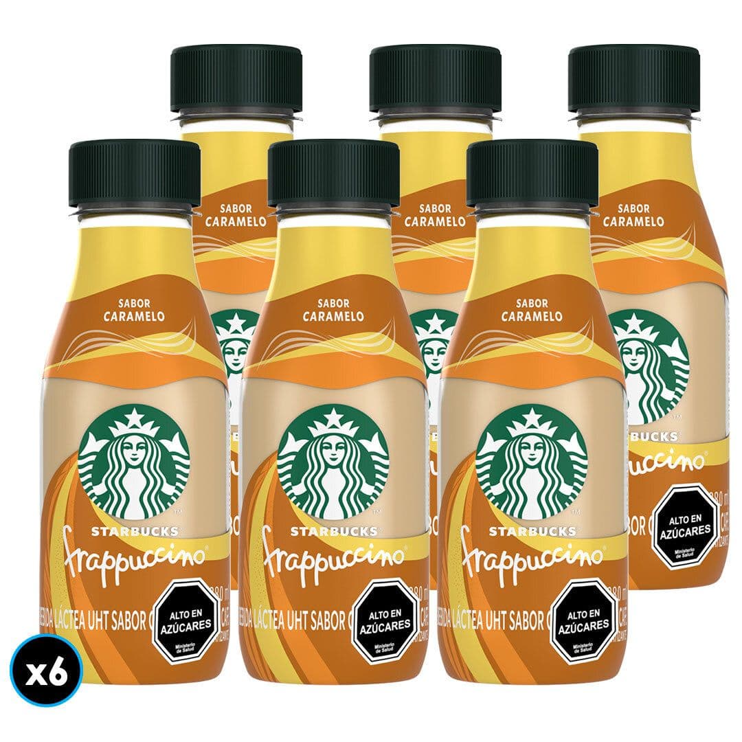 6x Café Starbucks Frappuccino Caramelo 280 cc_1