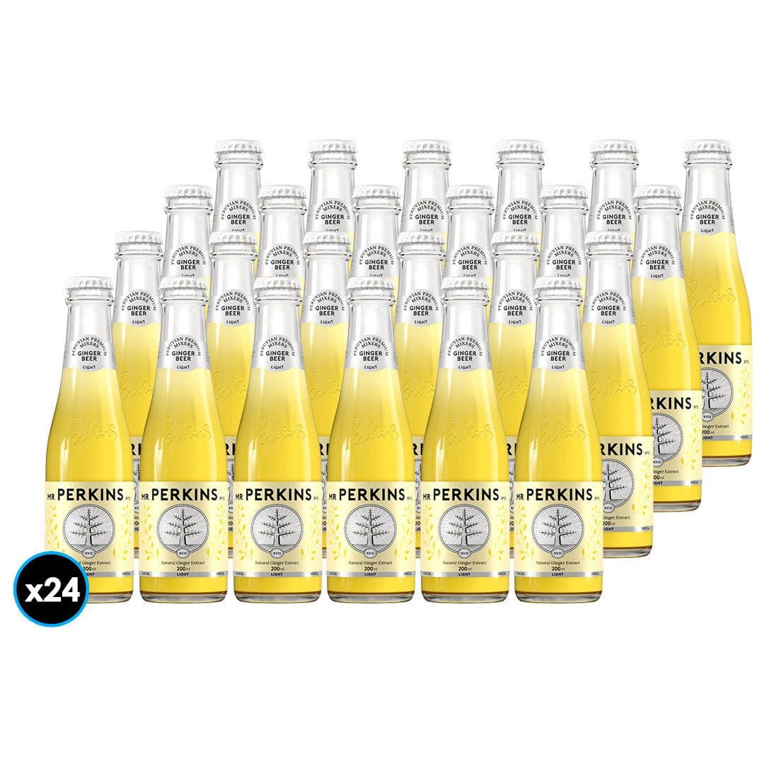 24x Bebida Mr Perking Ginger Beer Light 200cc_1