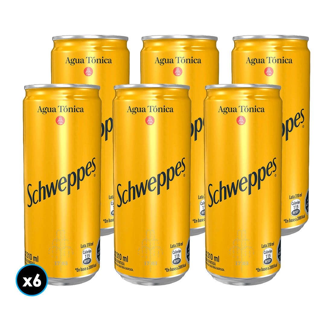6x Agua Tónica Schweppes 310cc_1