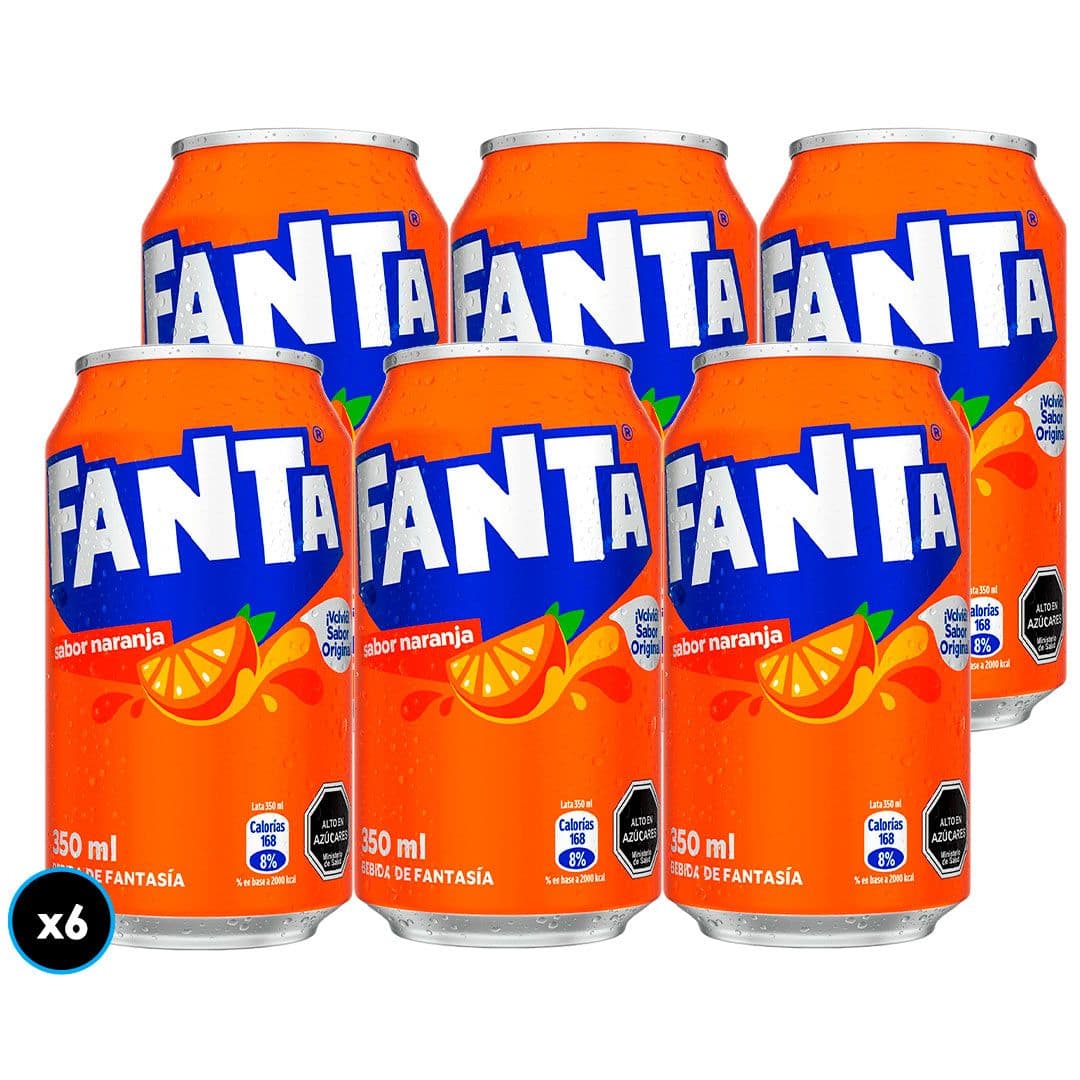 6x Bebida Fanta Lata 350cc_1