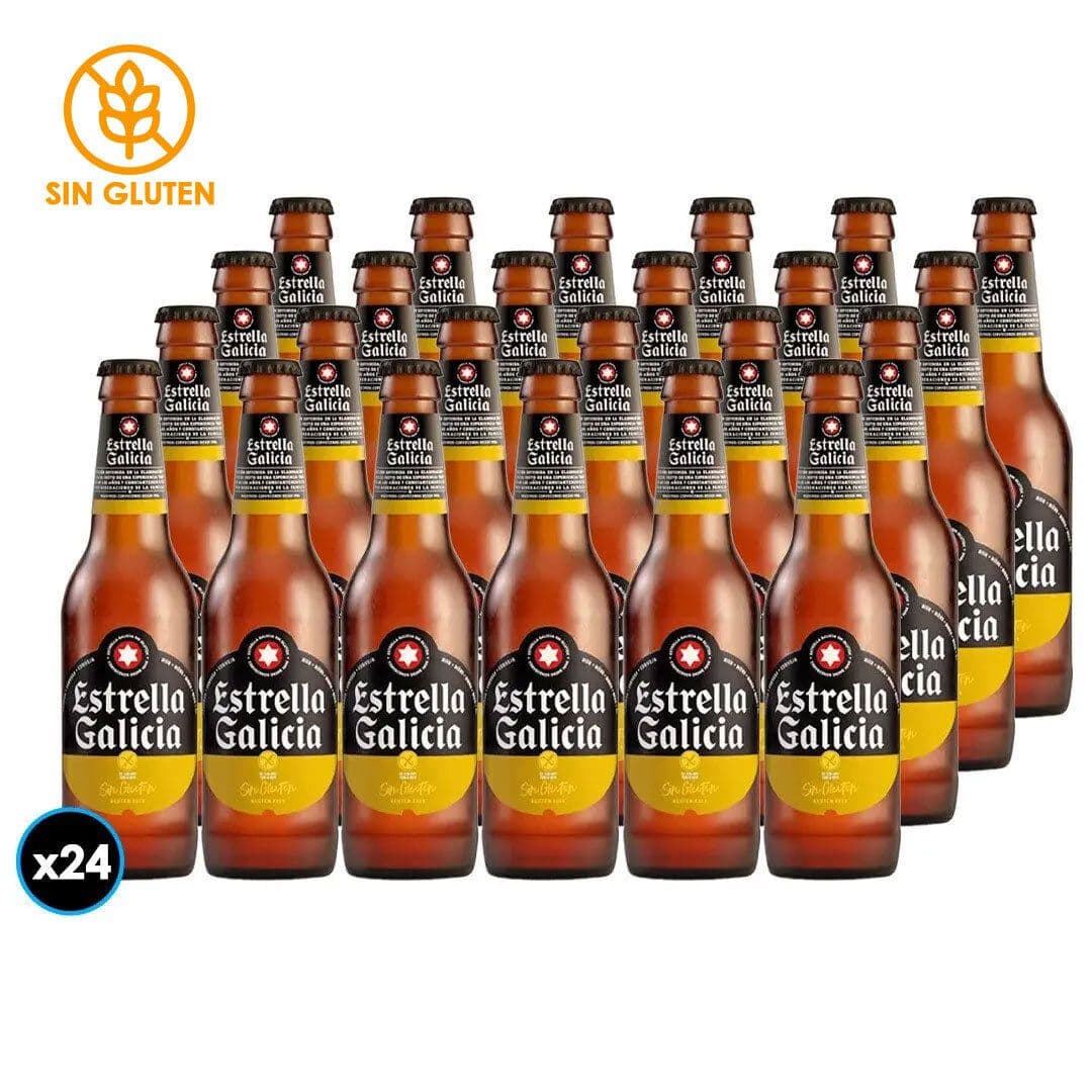 24x Cerveza Estrella Galicia Sin Gluten 330cc 5,5°alc._1