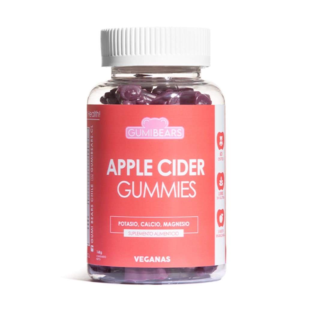 Suplemento Gumi Bears Vitaminas Apple Cider Salud Intestinal 1 Mes_1