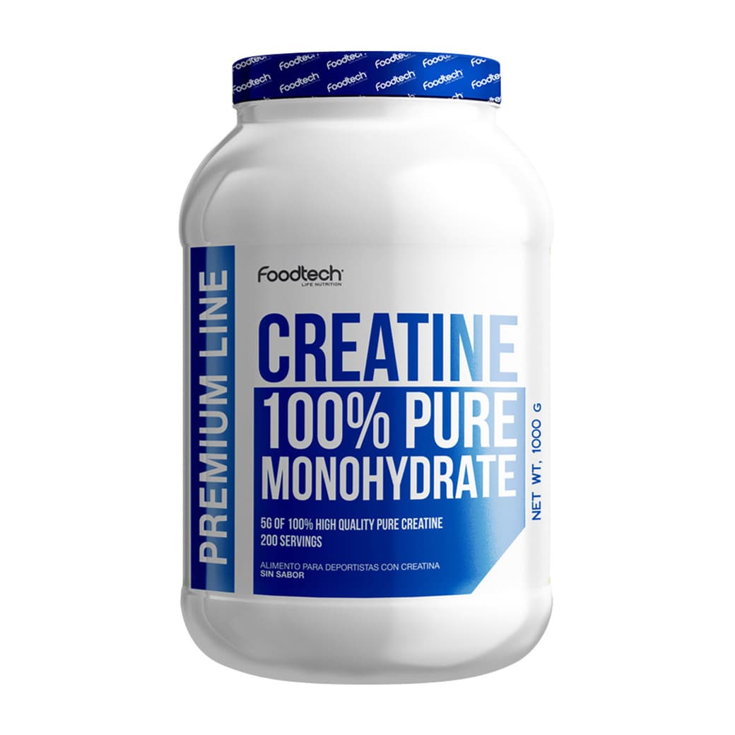 Creatina Foodtech 100% Pure Monohydrate 1 kg._1