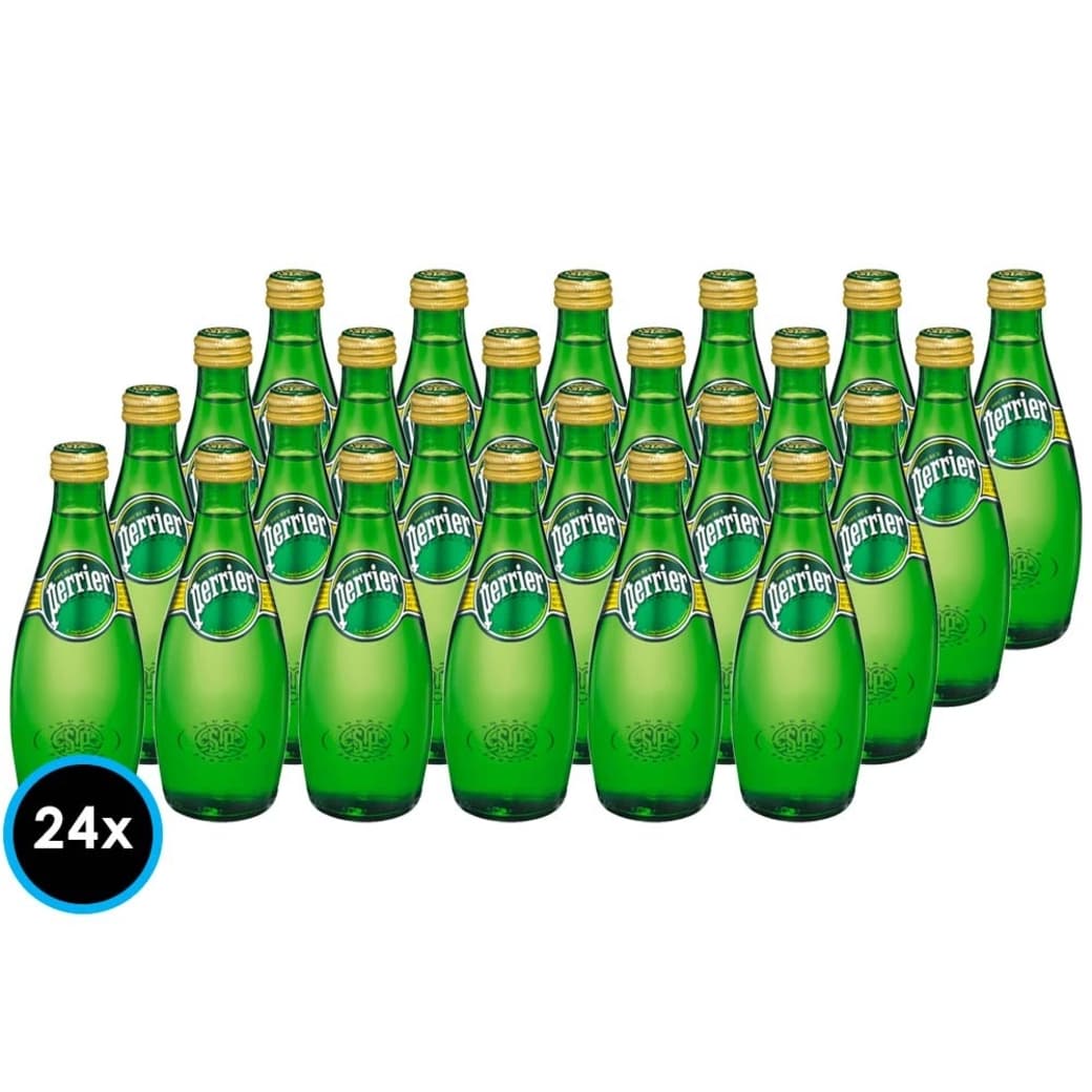 24x Agua Perrier Con Gas en Botella 330cc_1