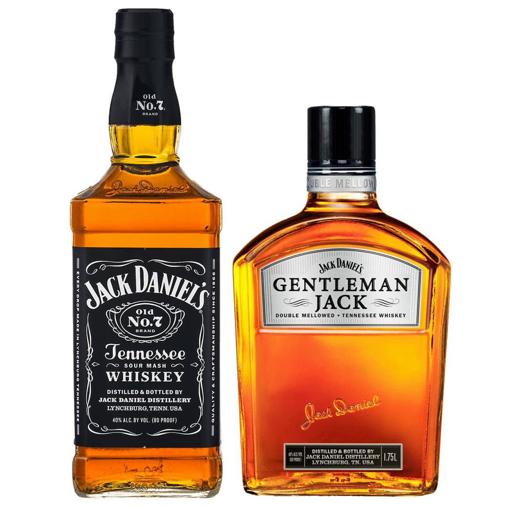 Pack Jack and Gentleman´s: Whiskey Gentleman Jack Daniels 750cc 40º alc. + Whiskey Jack Daniels Old N7 750cc 40º alc._1