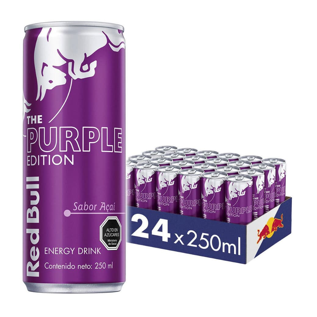 CAJA RED BULL ACAÍ: 24x Bebida Energética Red Bull Acaí 250cc _1