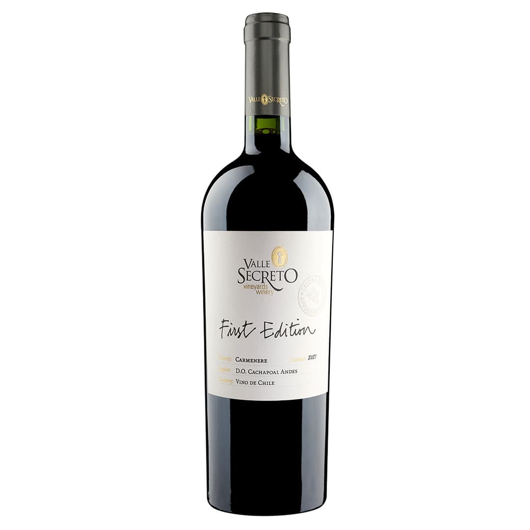 Vino Valle Secreto First Edition Carmenere 750cc _1