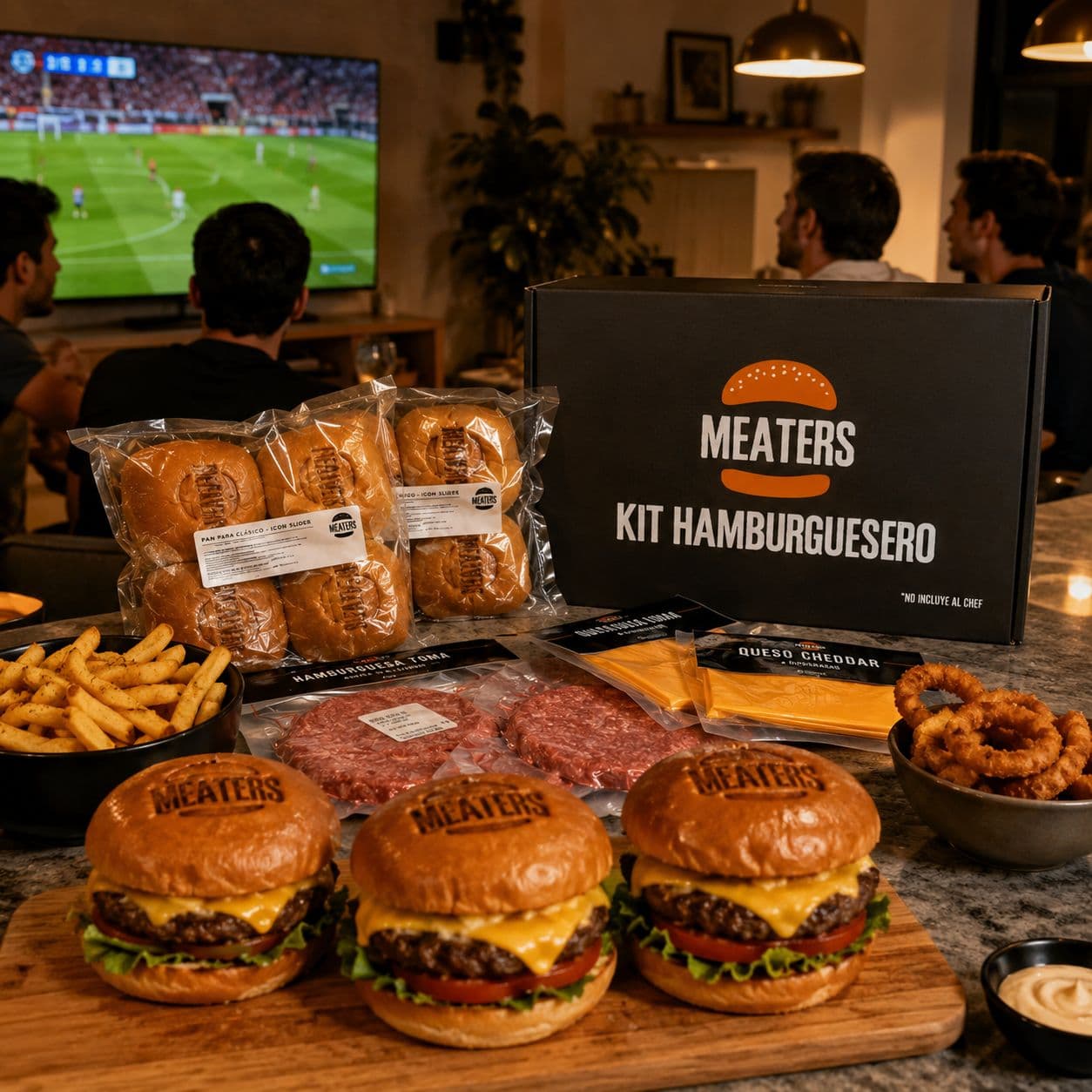 KIT HAMBURGUESERO MEATERS: 8 hamburguesas + Salsa Big Meaters_6