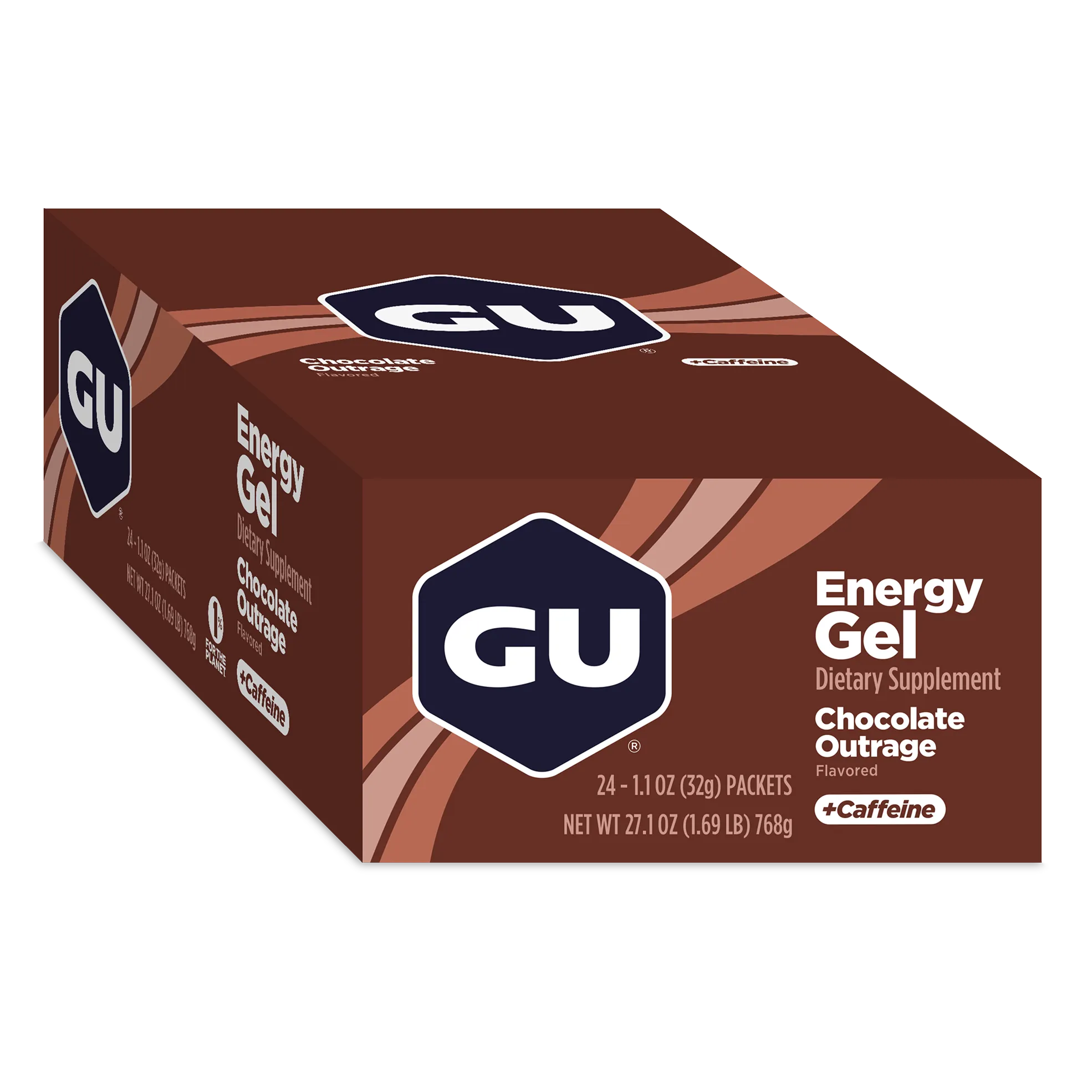 Gel Energético GU Chocolate Outrage con Cafeína 32 grs (24 unidades)_3