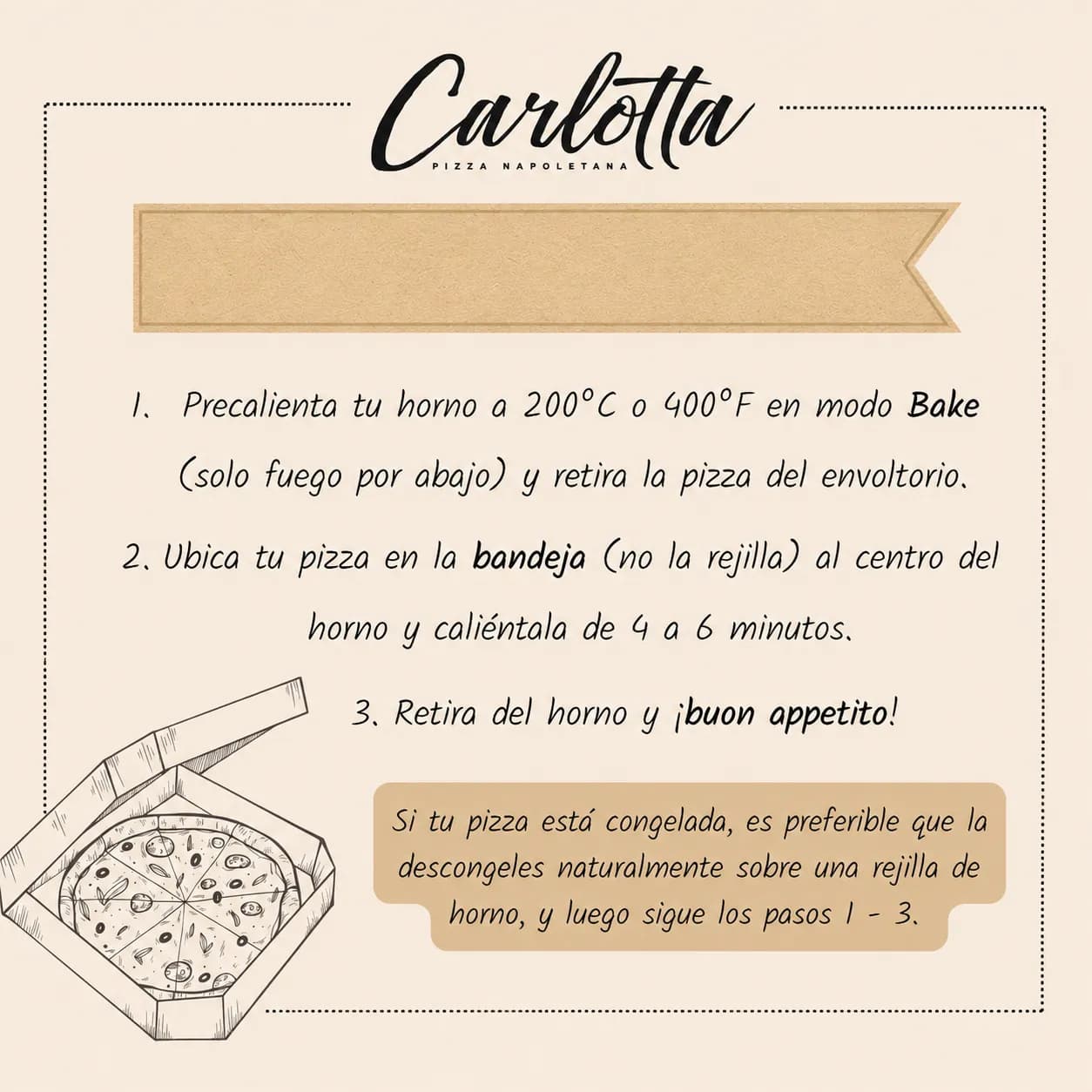 Pizza Carlotta Napoletana Margherita 450grs _2