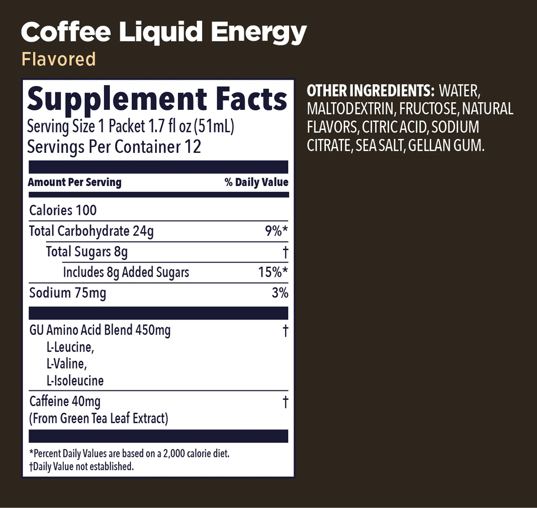 Gel Energético Líquido GU Coffee con Cafeína 51ml (12 unidades)._4